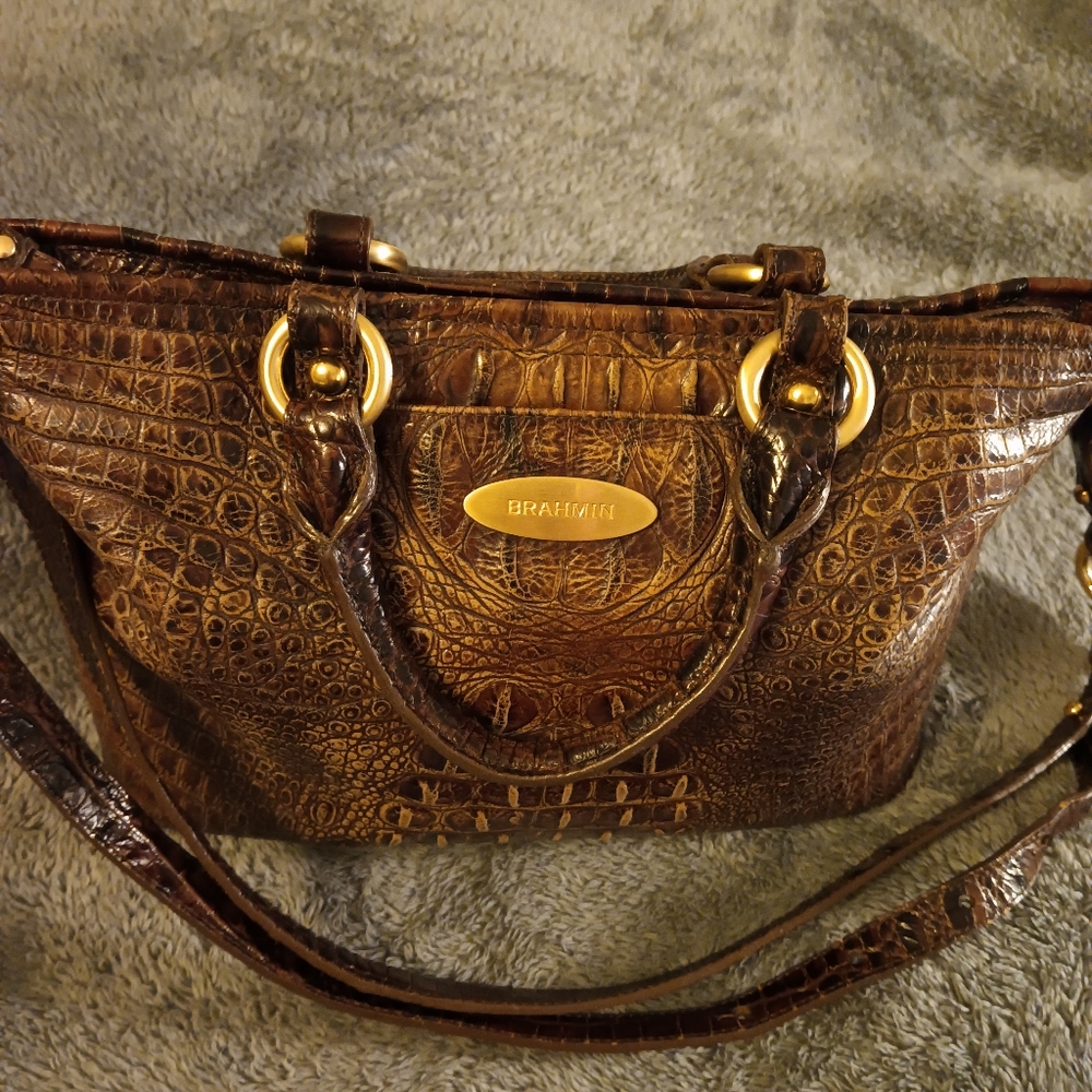 Brahmin Bag. Leather Handbag - Picture 6 of 10